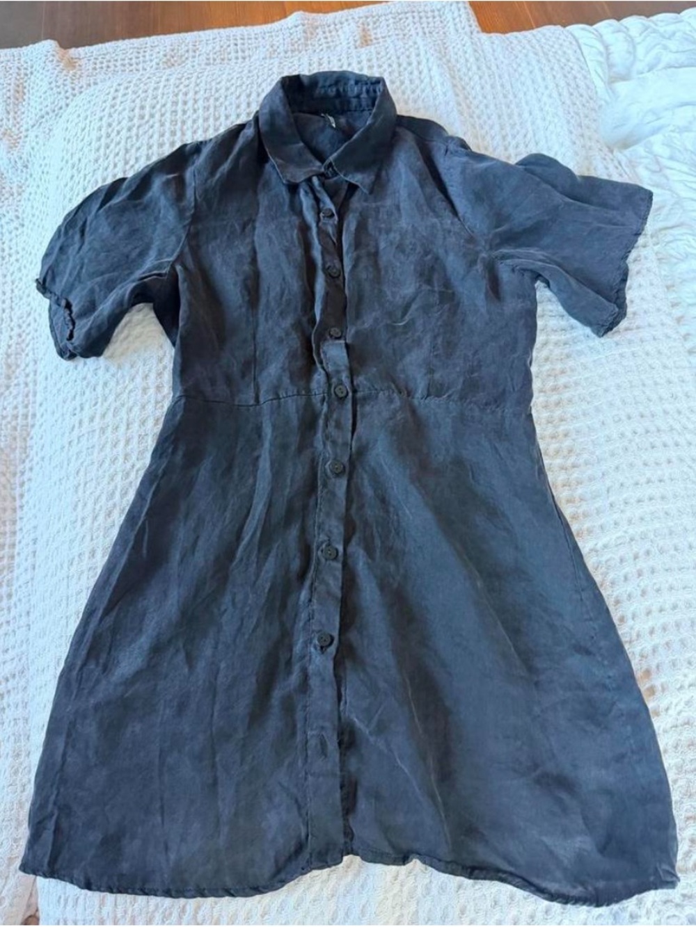 Zara mini button down dress